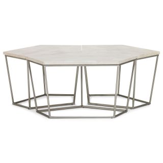 Clovis Cocktail Table, Nickel