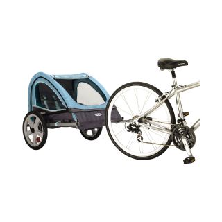 InStep Take 2 Double Bicycle Trailer, Blue/Gray