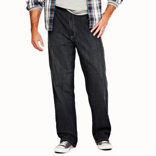 Lee Premium Custom Fit Loose Straight Jeans Big and Tall, Rustic, Mens