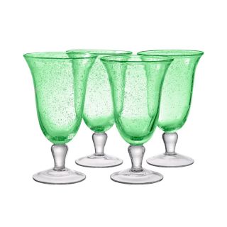 Iris 4 pc. Footed Glass Set