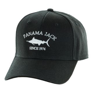 PANAMA JACK Cotton Baseball Cap, Black, Mens