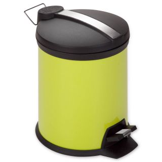 HONEY CAN DO Honey Can Do Lime 5L Round Step Trash Can