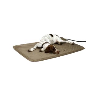 Lectro Soft Outdoor Heated Pet Bed, Taupe