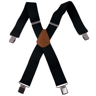 John Deere Suspenders, Black, Mens
