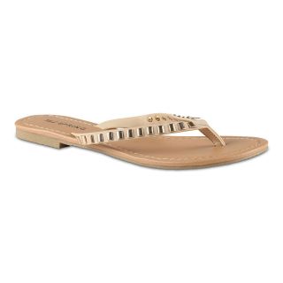 CALL IT SPRING Call It Spring Sayna Studded Thong Sandals,   Bone, Womens