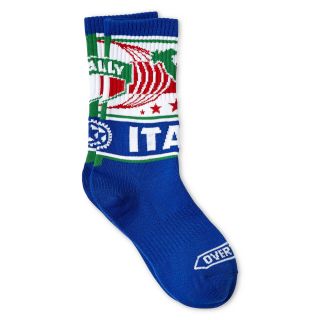 Overtime Italy Blue Crew Socks   Boys