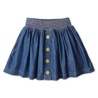 ARIZONA Denim Button Front Skirt   Girls 6 16 & Plus, Girls