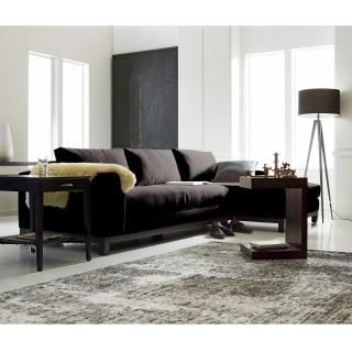 Calypso 2 pc. Chaise Sectional in Washed California Fabric, Palladium