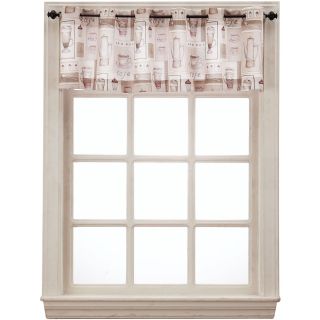 Lichtenberg Latte Grommet Top Tailored Valance