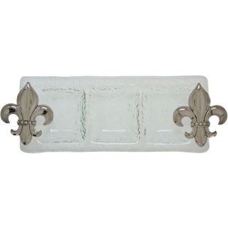 Thirstystone Fleur de Lis Small 3 Section Tray