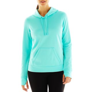 Xersion Performance Pullover Hoodie   Petite, Blue, Womens