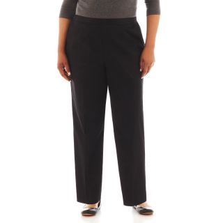 Alfred Dunner Beekman Place Pull On Pants   Plus, Black, Womens