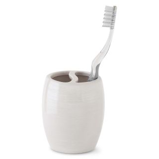 ROYAL VELVET Pearlized Toothbrush Holder