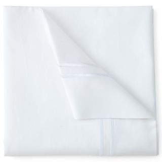 Studio 500tc Set of 2 Embroidered Pillowcases, White