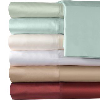 American Heritage 500tc Egyptian Cotton Sateen Solid Sheet Set, Blue