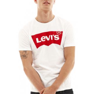 Levis Logo Tee, White, Mens