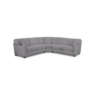 Possibilities Sharkfin Arm 3 pc. Right Arm Sofa Sectional with Sleeper, Cement