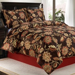 Putnam 4 pc. Jacquard Comforter Set, Spice