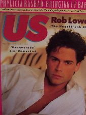 Us Magazine 1988 Original Promotional Cover Poster (Rob Lowe) Poster