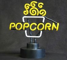 Popcorn Topper Neon Sign