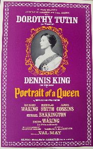 Portrait of a Queen (Original Broadway Theatre Window Card)