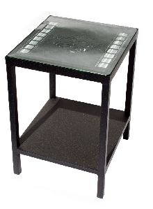 Theater Themed End Table with Film Strips