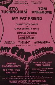 My Fat Friend (Original Theatre Window Card)