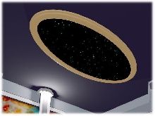 Oval Ceiling Star Panel 4x8