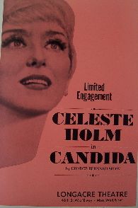 Candida (Original Broadway Theatre Window Card)