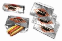 Hot Dog Top Open Foil Bag   250 count
