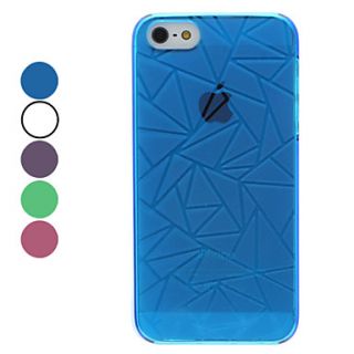 Triangle Pattern Hard Case for iPhone 5 (Assorted Colors)