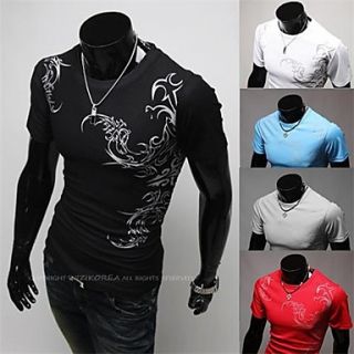 Chinese Wind Sports Personality Sportsman Fashion Tattoo Sleeve Men T Shirt Printing