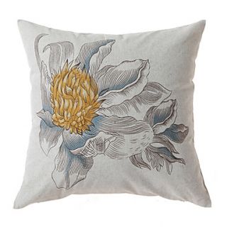 Vivid Coutry Floral Decorative Pillow Cover