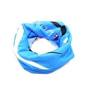 LYCIAN 100% Polyester Cycling Protective Scarf(Blue)