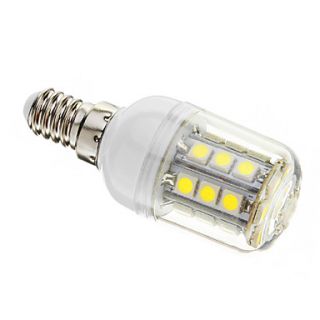 Dimmable E14 4W 30xSMD 5050 400LM 6000 6500K Cool White Light LED Corn Bulb(AC 220 240V)