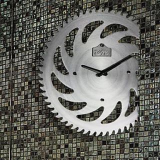 13H Creative Sawtooth Design Metal Wall Clock