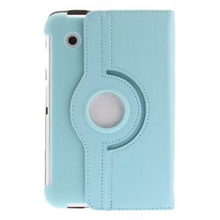 360°Rotary Back Cover PU Leather Pouches Stylus Touch Pen for Samsung Galaxy Tab 2 P3100/P3110(7)