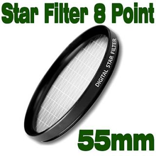 Emolux 55mm Star 8 Point Filter