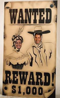 Wanted Poster Photo Stand In