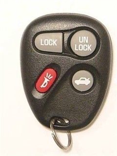 2002 Chevrolet Monte Carlo Keyless Entry Remote   Used