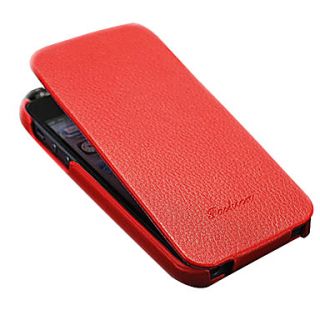 Luxury Genuine Leather Flip Full Body Case for iPhone 5/5S/5G(Assorted color)