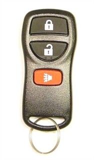 2012 Nissan Pathfinder Keyless Entry Remote