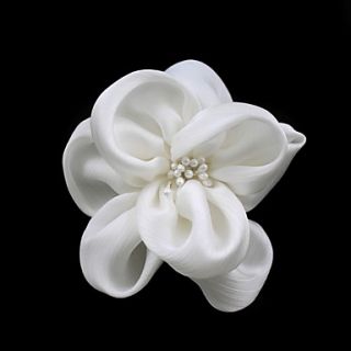 Satin With Flower/ Imitation Pearl Corsage