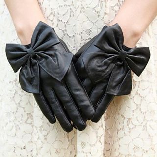 Womens Fashion And Personality Bowknot Warm Gloves