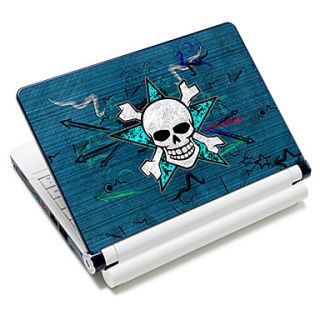 Skull Pattern Laptop Protective Skin Sticker For 10/15 Laptop 18356(15 suitable for below 15)