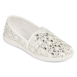 ARIZONA Cami Girls Slip On Shoes, White, Girls