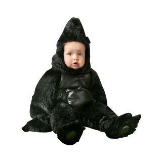 Gorilla Deluxe Toddler Costume, Black, Boys