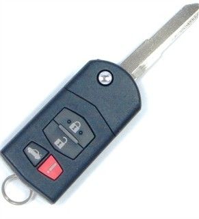 2011 Mazda 3 Keyless Entry Remote Key w/trunk   refurbished