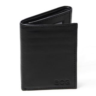 Personalized Tri Fold Lambskin Wallet, Mens