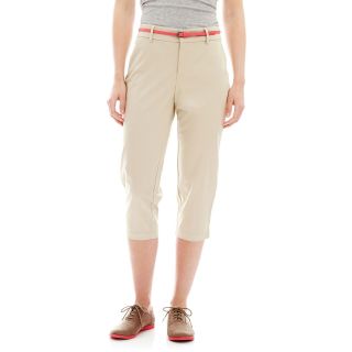 Dockers Hello Smooth Twill Capris, Feather., Womens